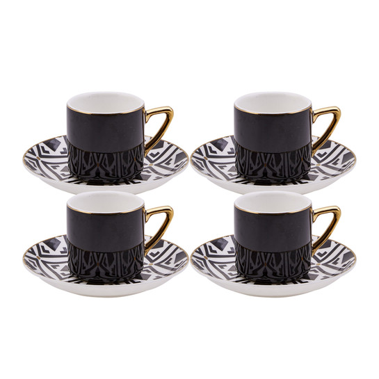 Karaca Monochrome 4 Kişilik Kahve Fincanı Takımı 90 ml