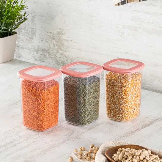 Karaca Forbs 3 Parça Orta Boy Saklama Kabı 1200 ml