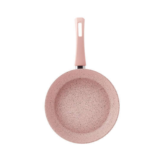 Karaca Biogranit Stella Pink 11 Parça Bıçak Seti Hediyeli Tencere Seti