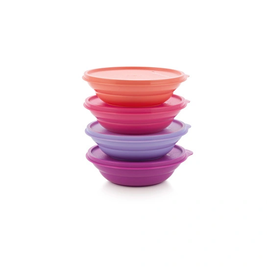 TUPPERWARE BONİBON KASE 4'LÜ MORLU SET 500 ML