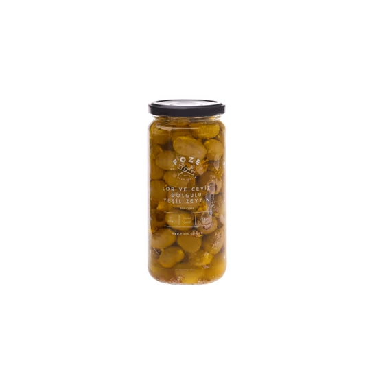 Foze Lor Ceviz Dolgulu Yeşil Zeytin 450 G