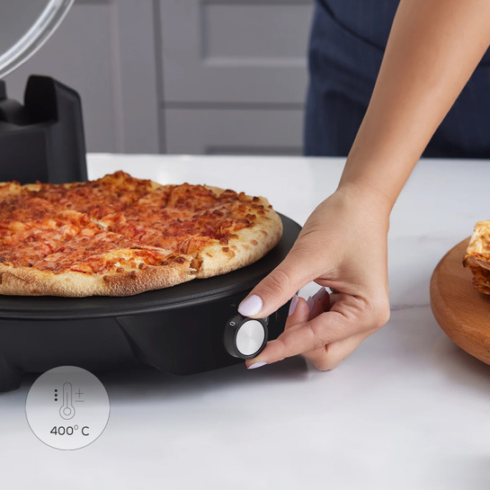 Karaca Gastro 10 in 1 Pizza Lahmacun ve Tandır Ekmeği Makinesi Biodiamond Soft Cream 