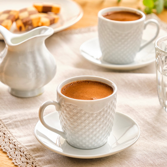 Emsan Kuzguncuk 6 Kişilik Kahve Fincan Takımı 90 ml