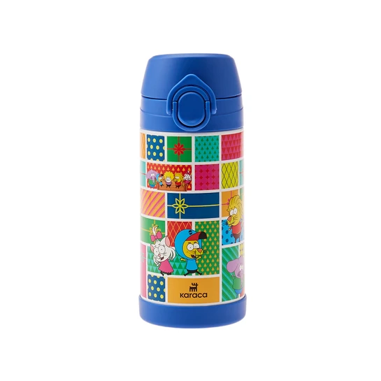 Karaca X Kral Şakir Mavi Termos 350 ml