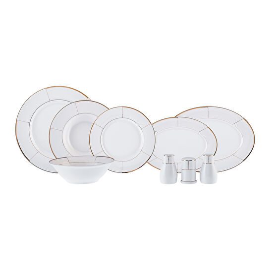 Karaca Millie New Bone 56 Parça 12 Kişilik Yemek Takımı