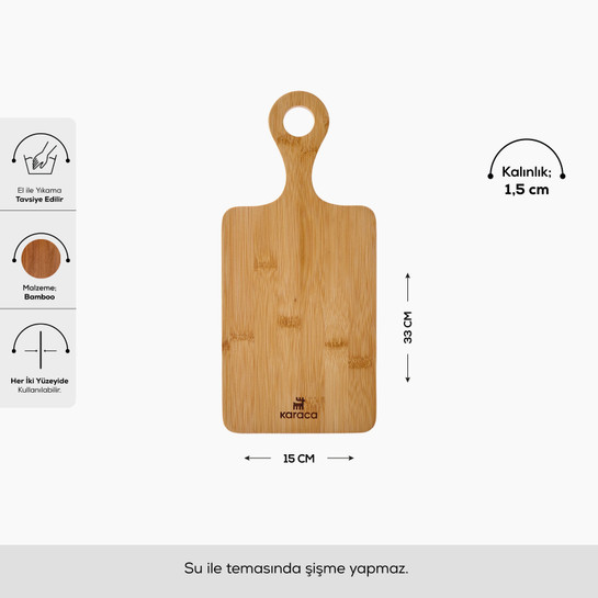 Karaca Puzzle Hole Bambu Kesme Tahtası
