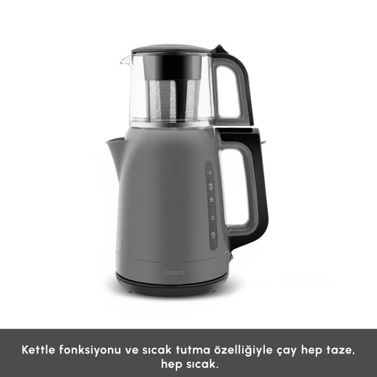 Karaca Mega Tea 1501 Çay Makinesi Space Gray