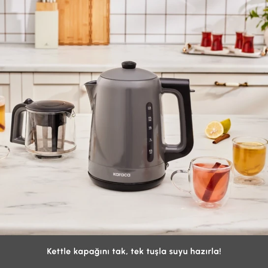 Karaca Mega Tea 1501 Çay Makinesi Space Gray