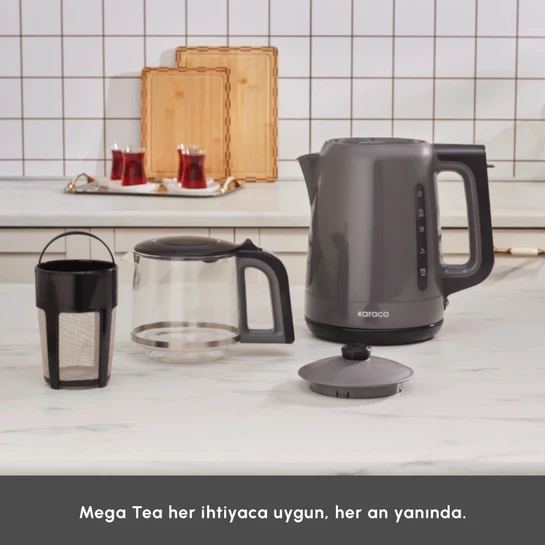 Karaca Mega Tea 1501 Çay Makinesi Space Gray