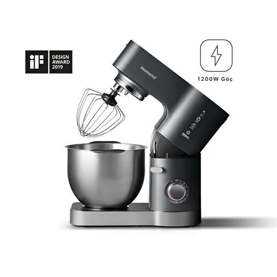 Homend Artfood 3025 Stand Mikser Mutfak Şefi 1200W 5,5 Lt