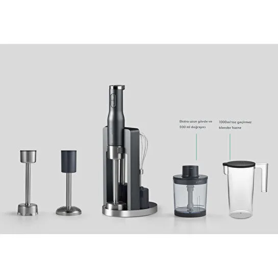 Homend Artfood 1925H 4 In 1 Standlı Çubuk Blender Seti 800W