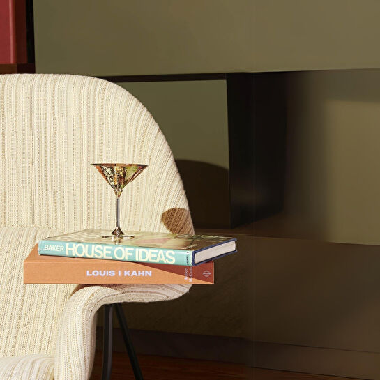 Robbe&Berking Martele Gümüş Kaplama Kokteyl Bardağı