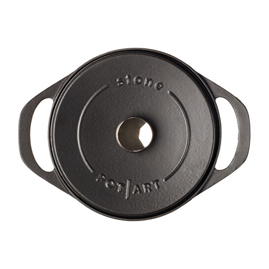 Pot Art Derin Döküm Tencere Siyah 28 cm