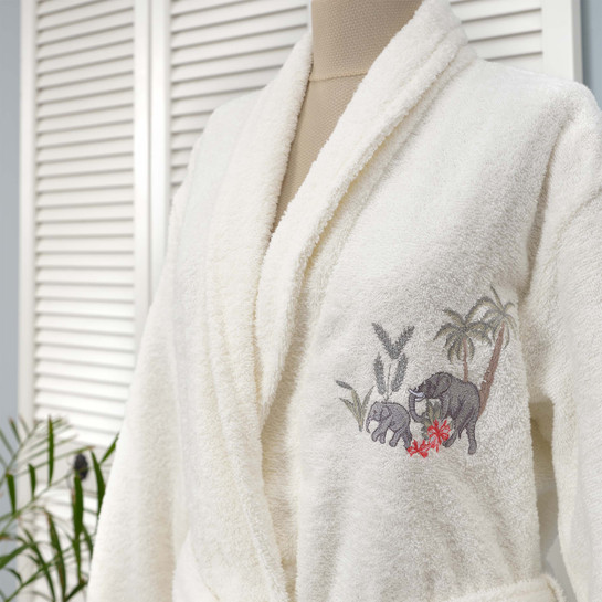 Karaca Home Elephant Kadın Bornoz Set L/XL