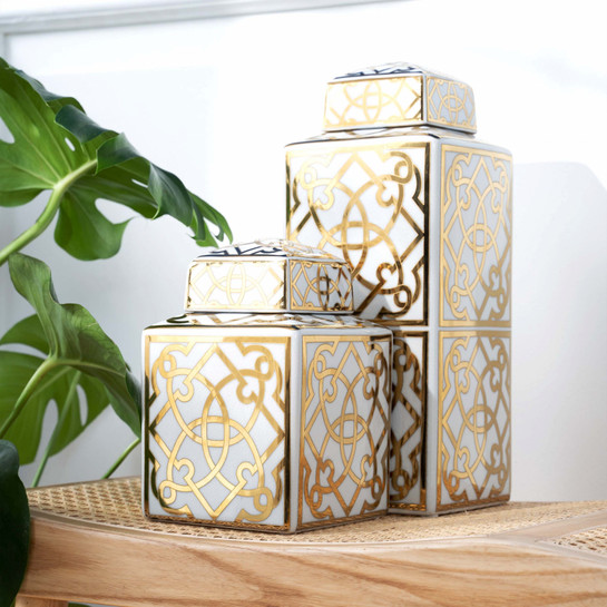Karaca Home Gold Dikdörtgen Küp 22 cm