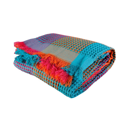 Karaca Home Coloro Neon Çift Kişilik Waffle Pike