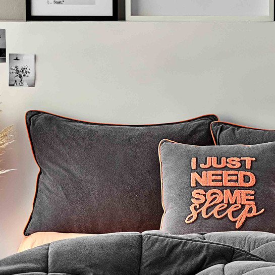 Karaca Home Colorful Turuncu Tek Kişilik Cotton Comfort Uyku Seti