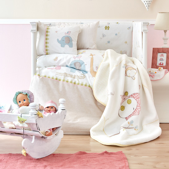 Karaca Home Playmate Bej Bebek Soft İspanyol Battaniye