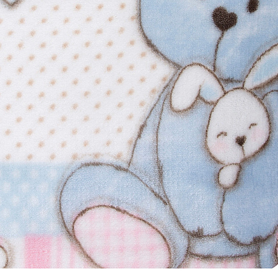 Karaca Home Honey Bunny Pembe Bebek Soft İspanyol Battaniye