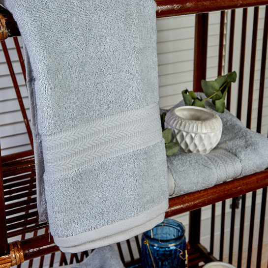 Karaca Home Charm Exclusive Banyo Havlusu 85x150 cm Mavi 