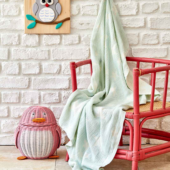 Karaca Home Baby Star Yeşil Bebek Pikesi