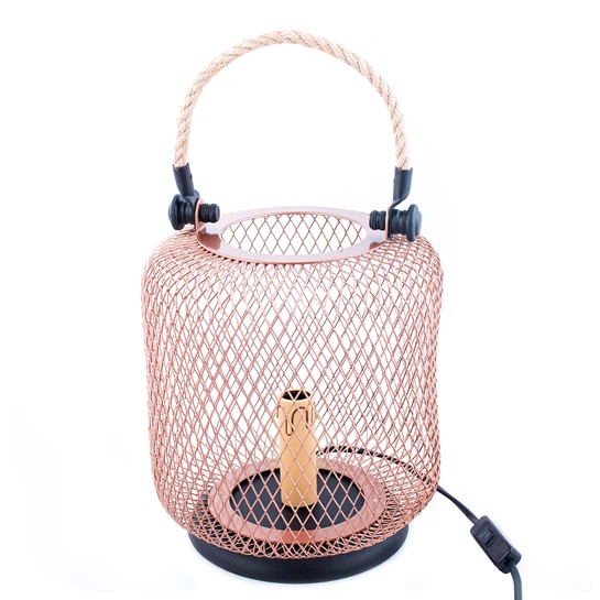 Karaca Home Trace Abajur Rose Gold 20x14 cm