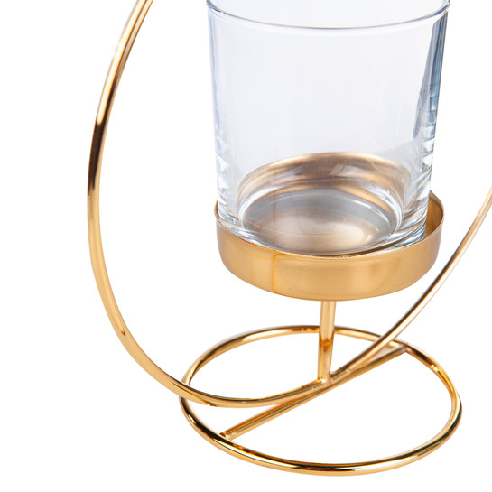 Karaca Home Geometri 2li Mumluk Seti Gold 10x19cm