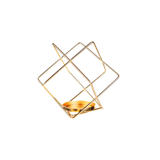 Karaca Home Geometrik Mumluk Gold 20 cm