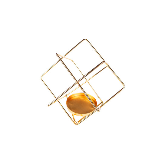 Karaca Home Geometrik Mumluk Gold 20 cm
