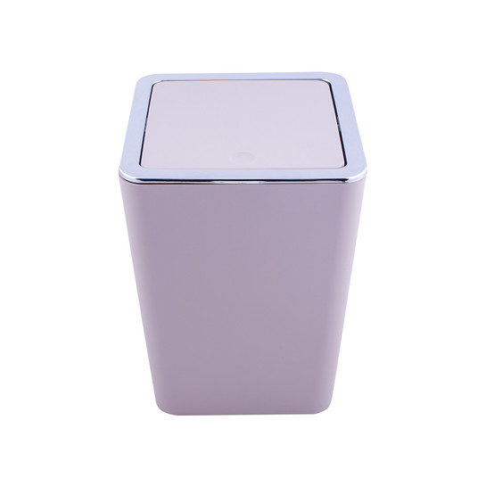 Karaca Home Gri/Gümüş 5 Parça Kare Banyo Seti
