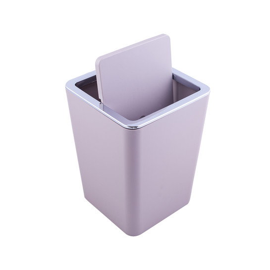 Karaca Home Gri/Gümüş 5 Parça Kare Banyo Seti