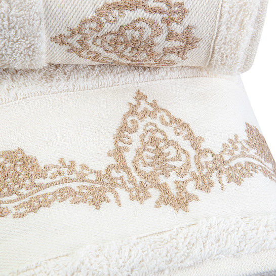 Karaca Home Eldora New Offwhite Bej Hamam Seti