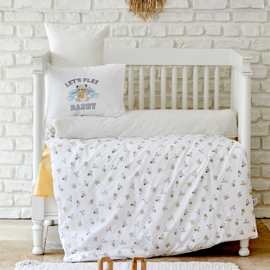 Karaca Home Cute Boy Bej Bebek Nevresim Takımı