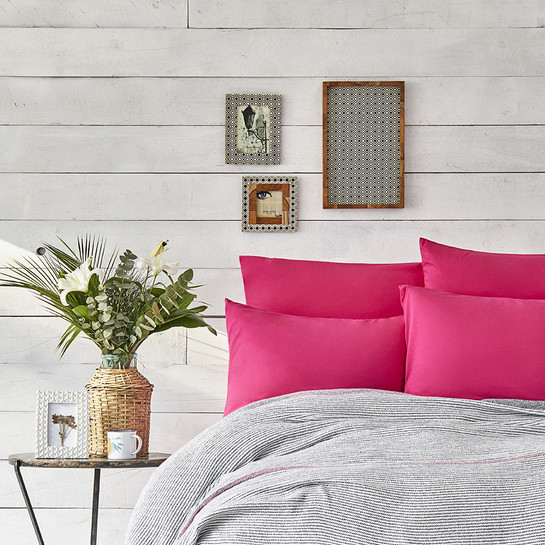 Karaca Home Rapsody Fuşya Tek Kişilik Pike