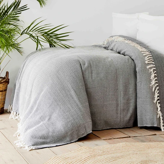 Karaca Home Norda Antrasit Çift Kişilik Pike