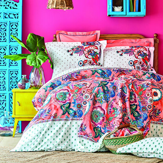 Karaca Home Merida Somon Pamuk Çift Kişilik Pike Takımı