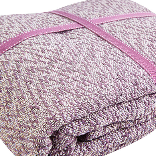 Karaca Home Stella Mürdüm Çift Kişilik 4 Mevsim Pike