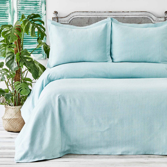 Karaca Home Cally Mint Çift Kişilik Yatak Örtüsü