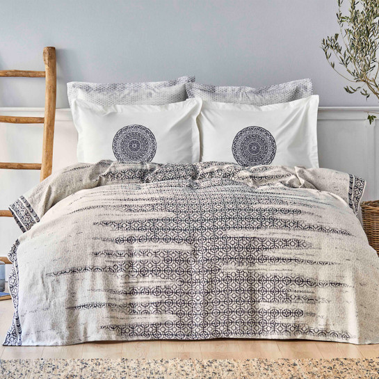 Karaca Home Calipso İndigo Çift Kişilik Nish Set