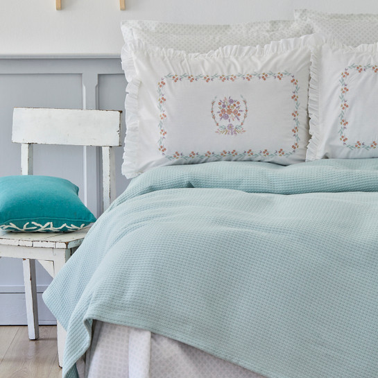 Karaca Home Levin Su Yeşili Çift Kişilik Nish Set