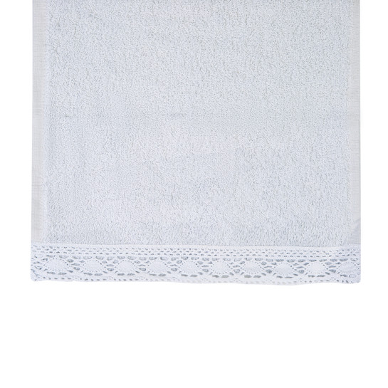 Karaca Home Chios  Kopanaklı Yüz Havlusu 50x90 cm Mavi
