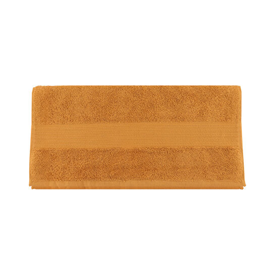 Karaca Home Back To Basic Yüz Havlusu 50x90 cm Hardal