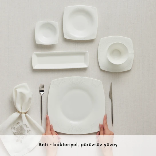 Karaca Fine Pearl Helen 26 Parça 6 Kişilik Kahvaltı Takımı