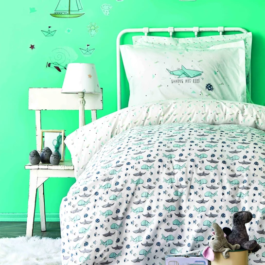 Karaca Home Shark Yesil Rnf Genç Nevresim Takımı