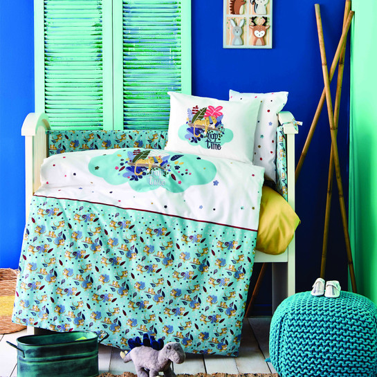 Karaca Home Bummer İndigo Cotton Bebek Uyku Seti