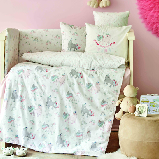 Karaca Home Digna Pembe Cotton Bebek Uyku Seti