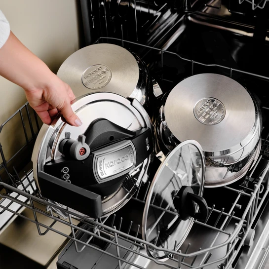Karaca Perfect Gray İndüksiyon Tabanlı Düdüklü Tencere Seti 4+6 Lt