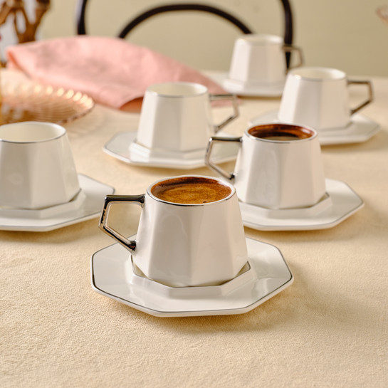Karaca Zeher 6 Kişilik Kahve Fincanı Takımı 90 ml