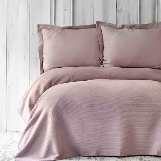 Karaca Home Remas Mürdüm Çift Kişilik Softline Battaniye