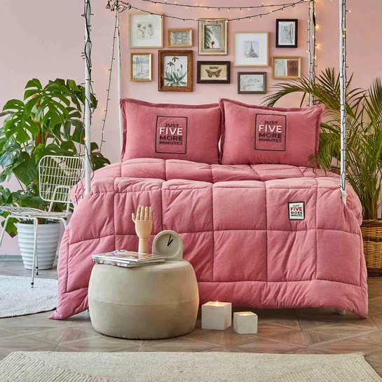 Karaca Home Toffee Pudra Çift Kişilik Cotton Comfort Set